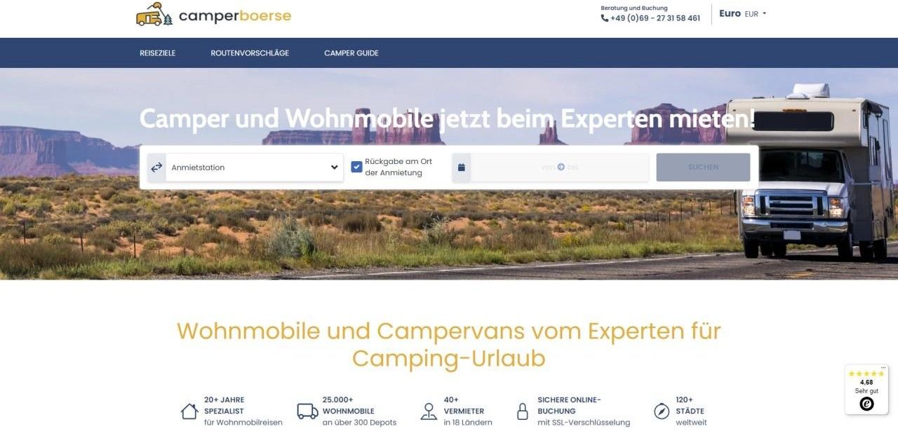 DER Touristik revolutioniert Wohnmobilbuchungen mit innovativer Internet Booking (Foto: ISO Travel Solutions GmbH)